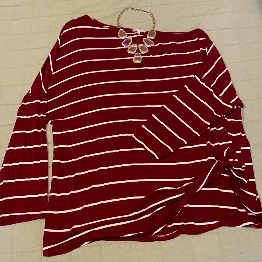 White Birch off the shoulder top